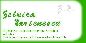 zelmira marienescu business card